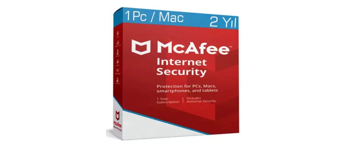 McAfee Internet Security 2 Yıllık /Aylık