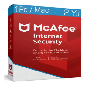 McAfee Internet Security 2 Yıllık /Aylık