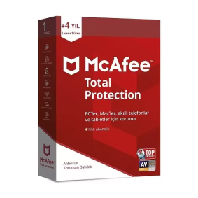 McAfee Total Protection 1 Yıllık /Aylık